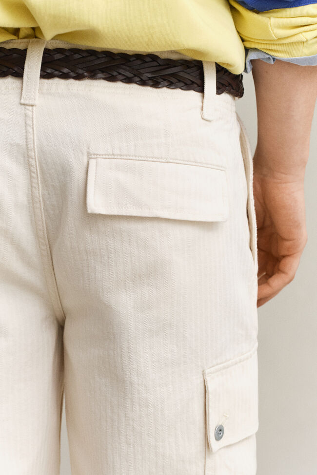 Herringbone Cargo Pants