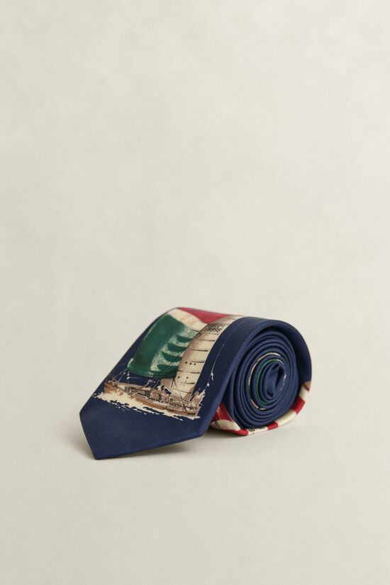 Sailing Boat Tie