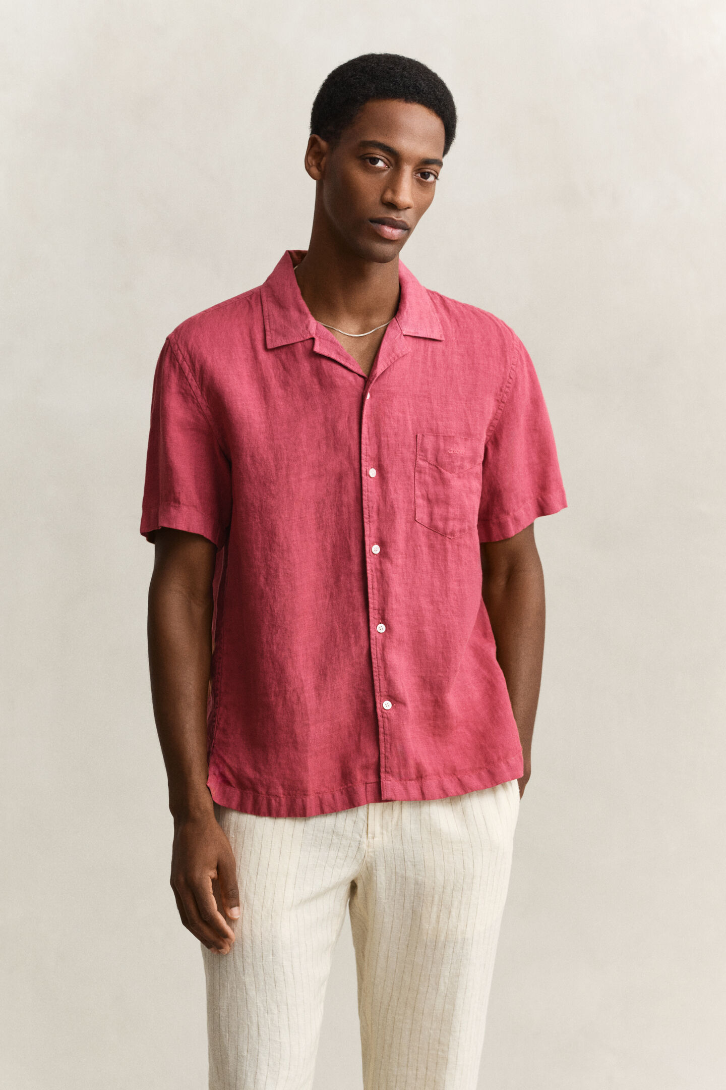 Short Sleeve Linen Shirt