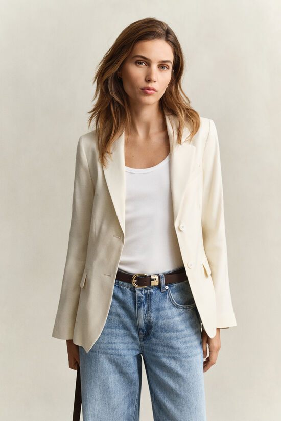 Linen Stretch Blazer