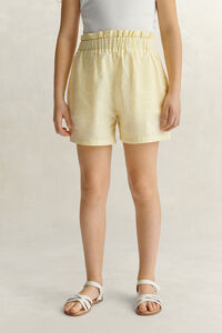 Teen Girls Paperbag Waist Shorts