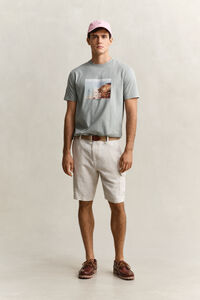 Linen Cargo Shorts