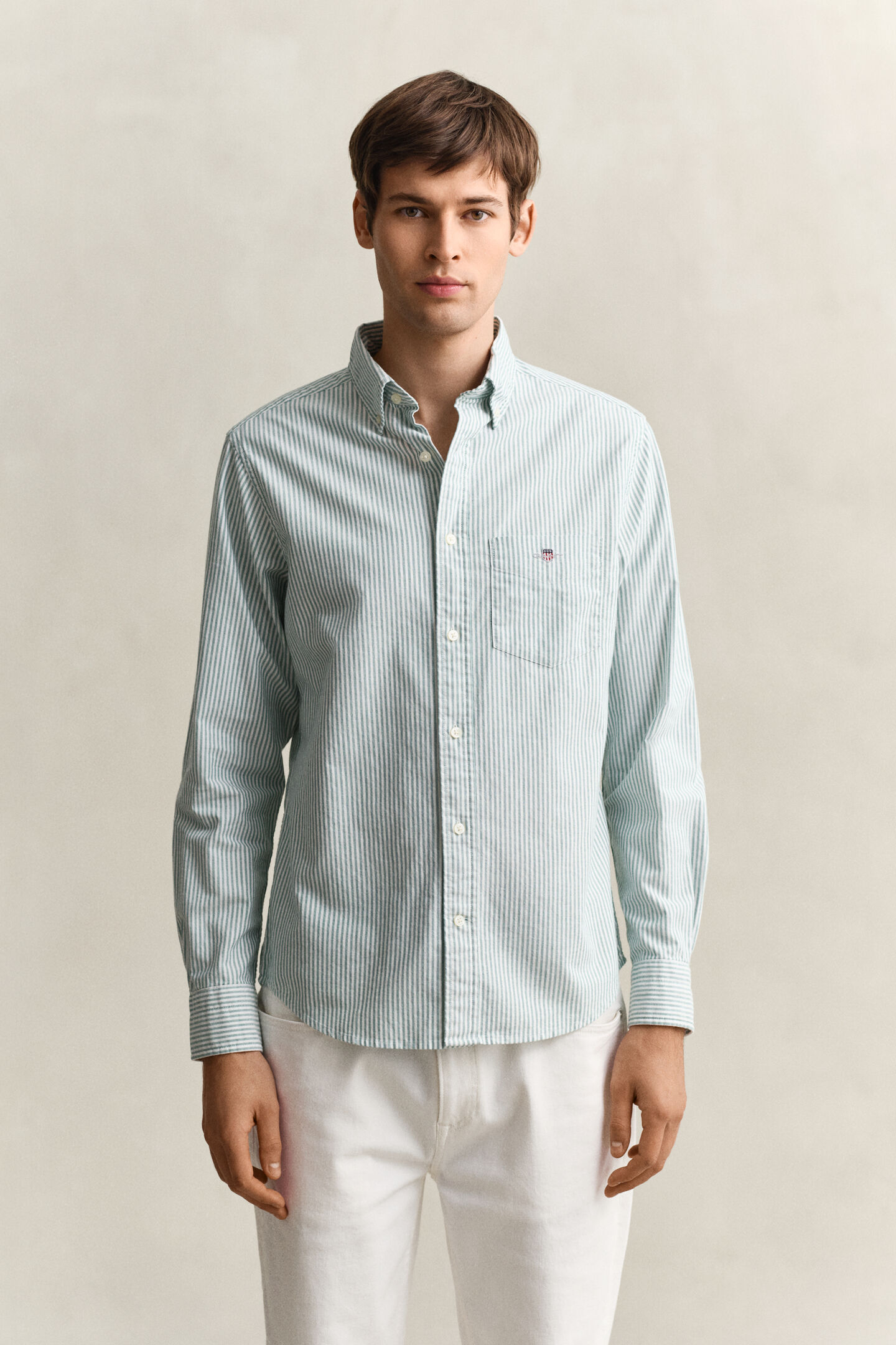 Banker Stripe Classic Oxford Shirt