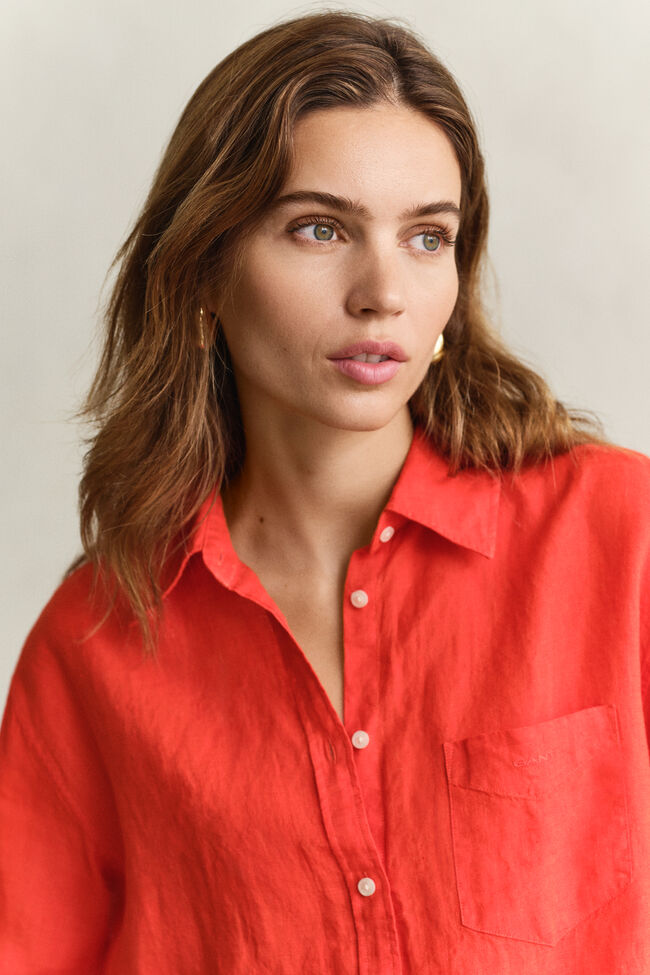 Relaxed Fit Linen Shirt