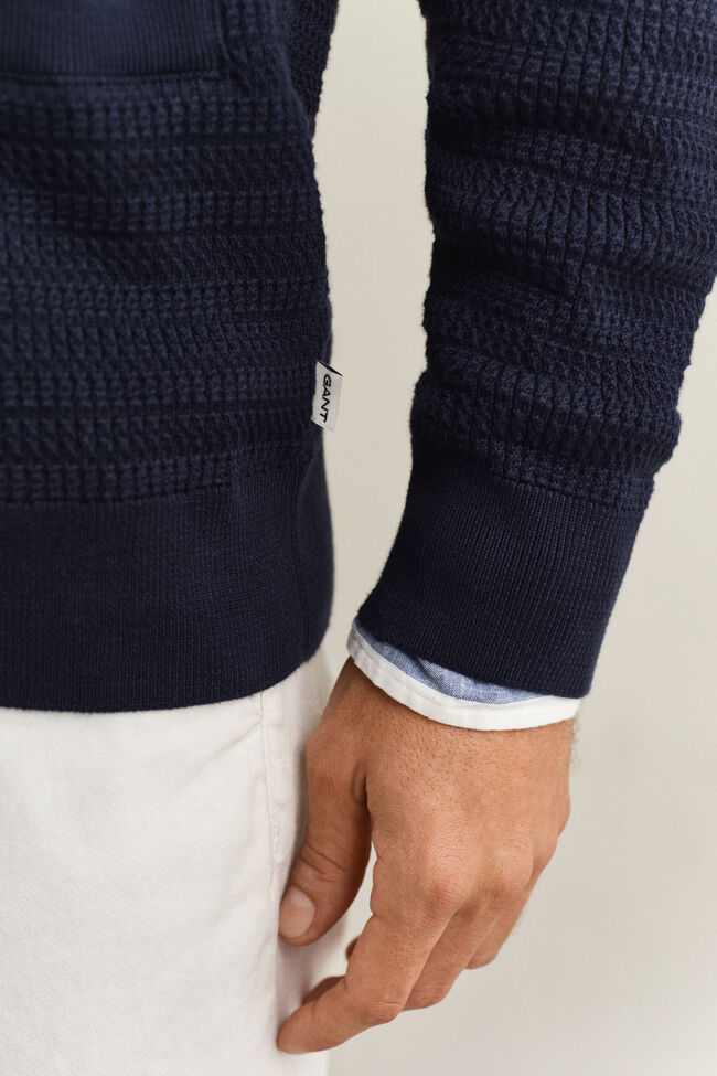 Cable Knit Shawl Collar Cardigan