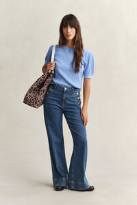 Cotton Short Sleeve Sweater