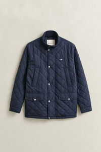 Quilted Windcheater Mid-Length Jacket