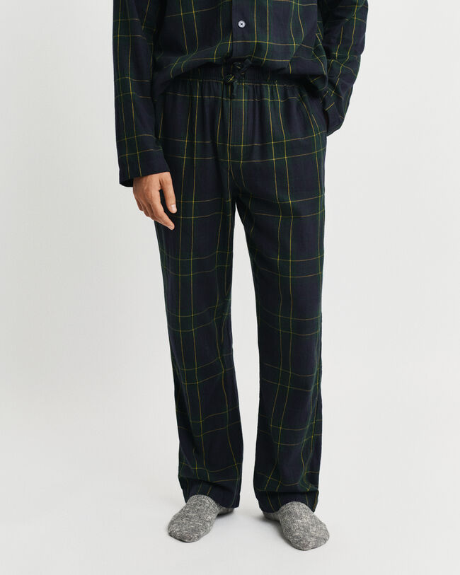 Flannel Checked Pajama Set Gift Box