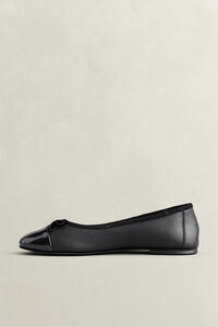 Chadii Leather Ballet Flats