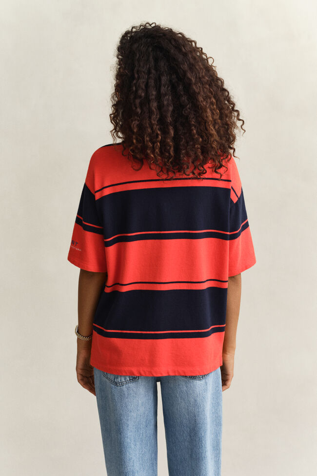 Barstriped Short Sleeve Heavy Rugger