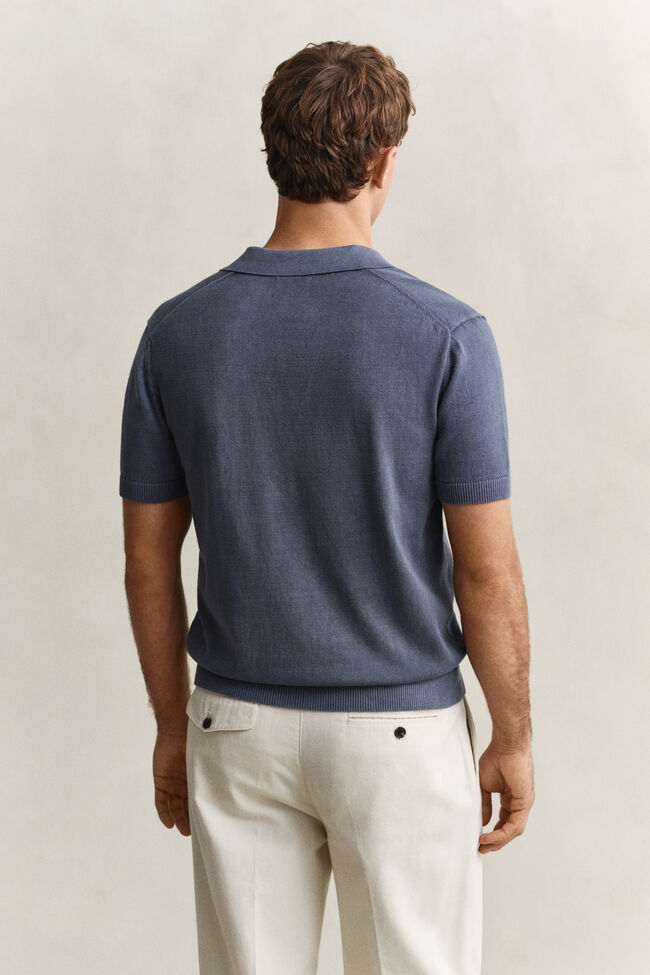 Sunfaded Polo Sweater