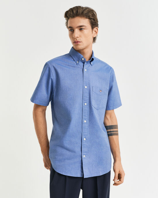 Regular Fit Classic Oxford Short Sleeve Shirt