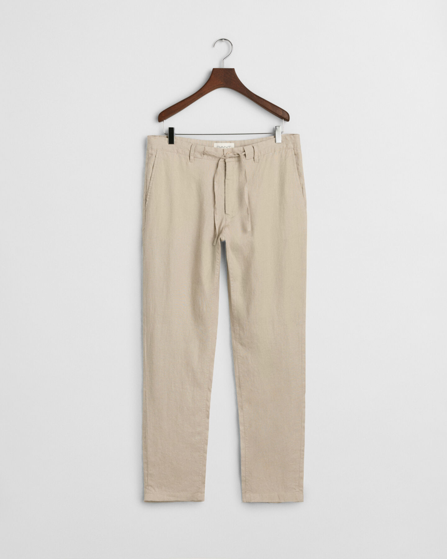 Relaxed Fit Linen Drawstring Pants