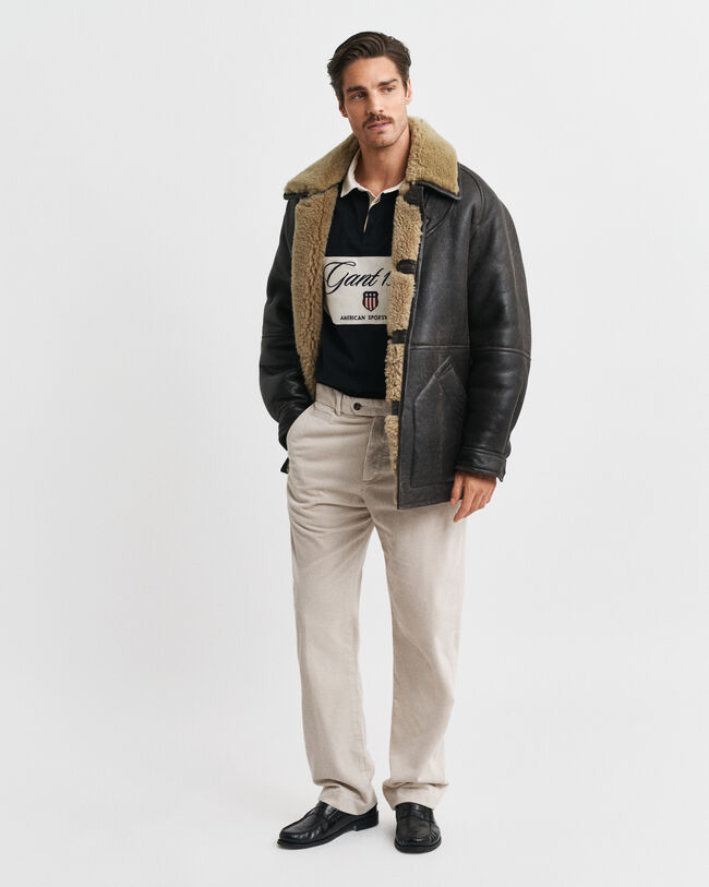 Straight Fit Corduroy Pants