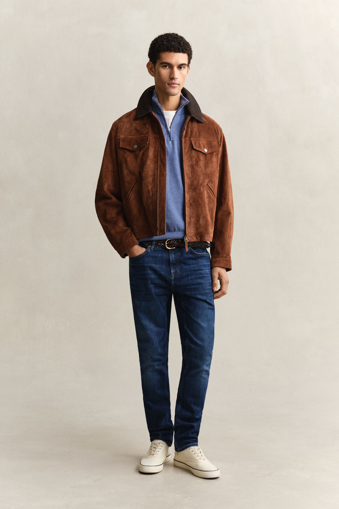 Classic Cotton Half-Zip Sweater