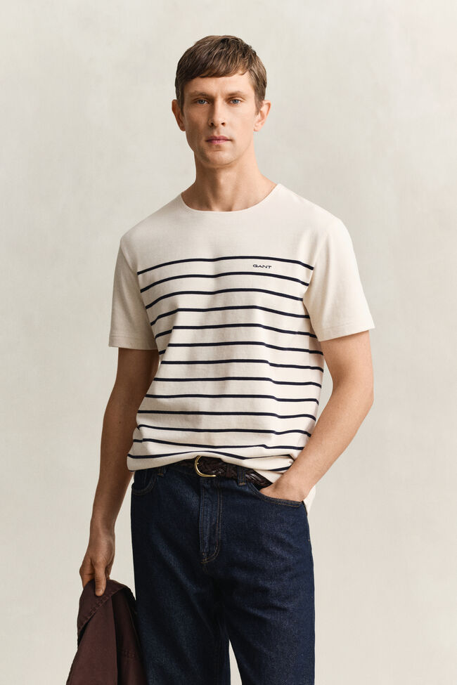 Placed Stripe T-Shirt