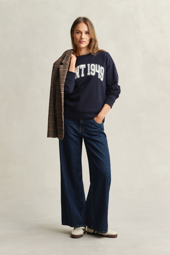 Graphic Crew Neck Sweatshirt