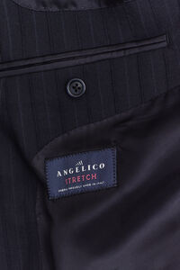 Tonal Pinstripe Suit Jacket