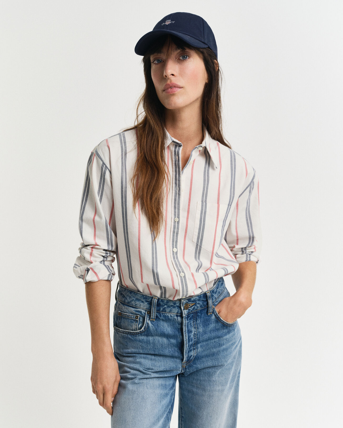 Relaxed Fit Archive Striped Oxford Shirt