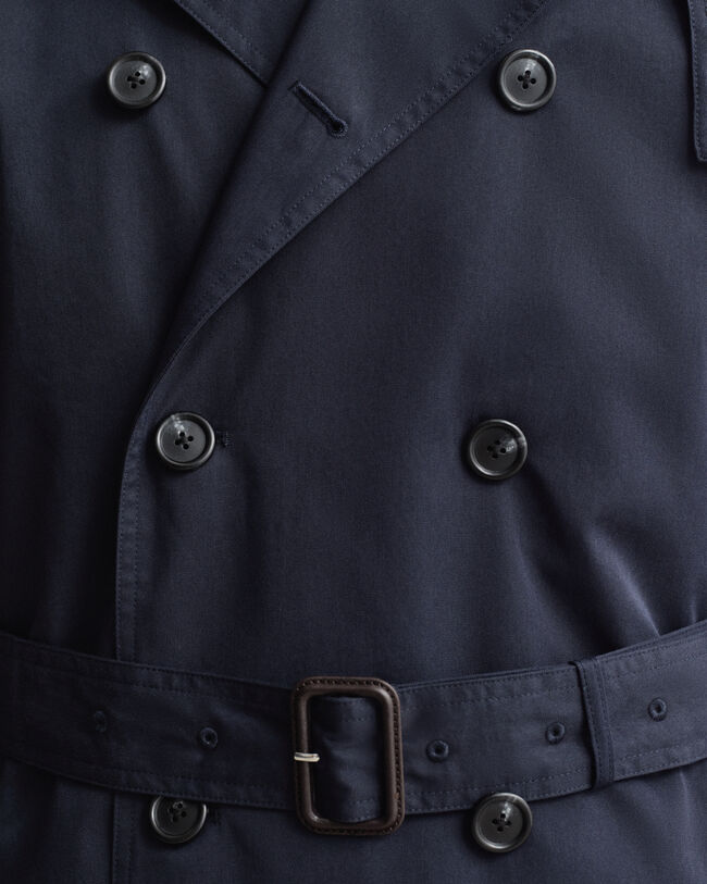 Cotton Blend Trench Coat