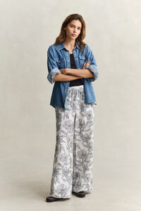 Floral Linen Pants