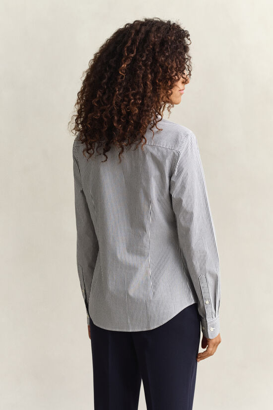 Slim Fit Striped Poplin Shirt