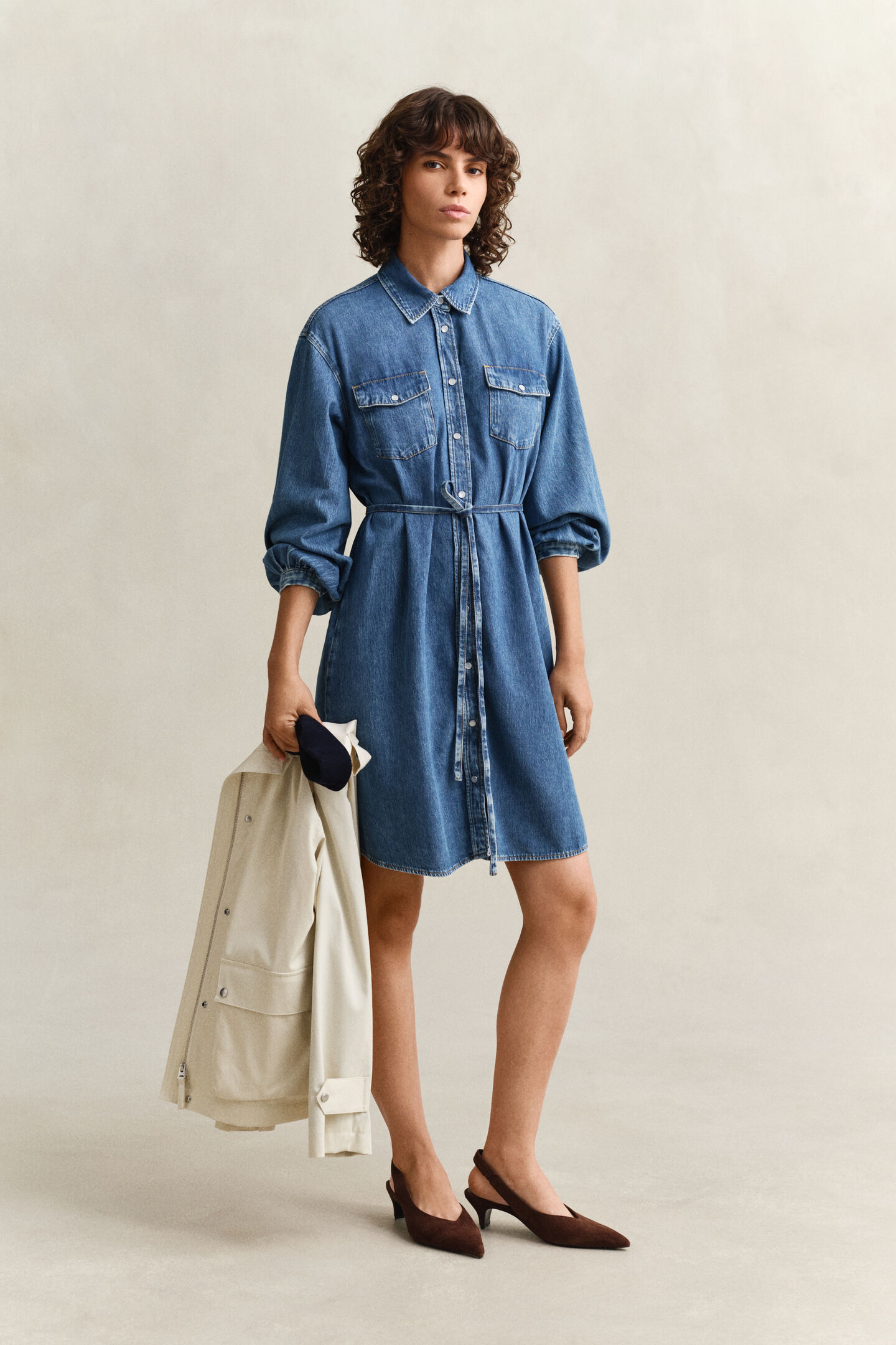 Denim Shirt Dress