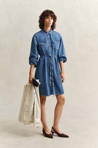 Denim Shirt Dress