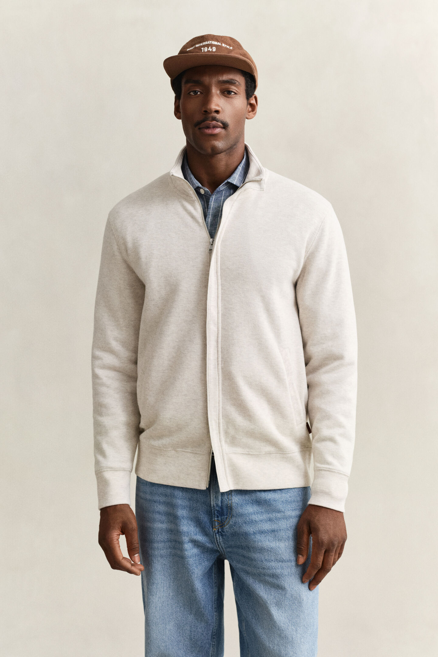 Sacker Rib Zip Sweatshirt