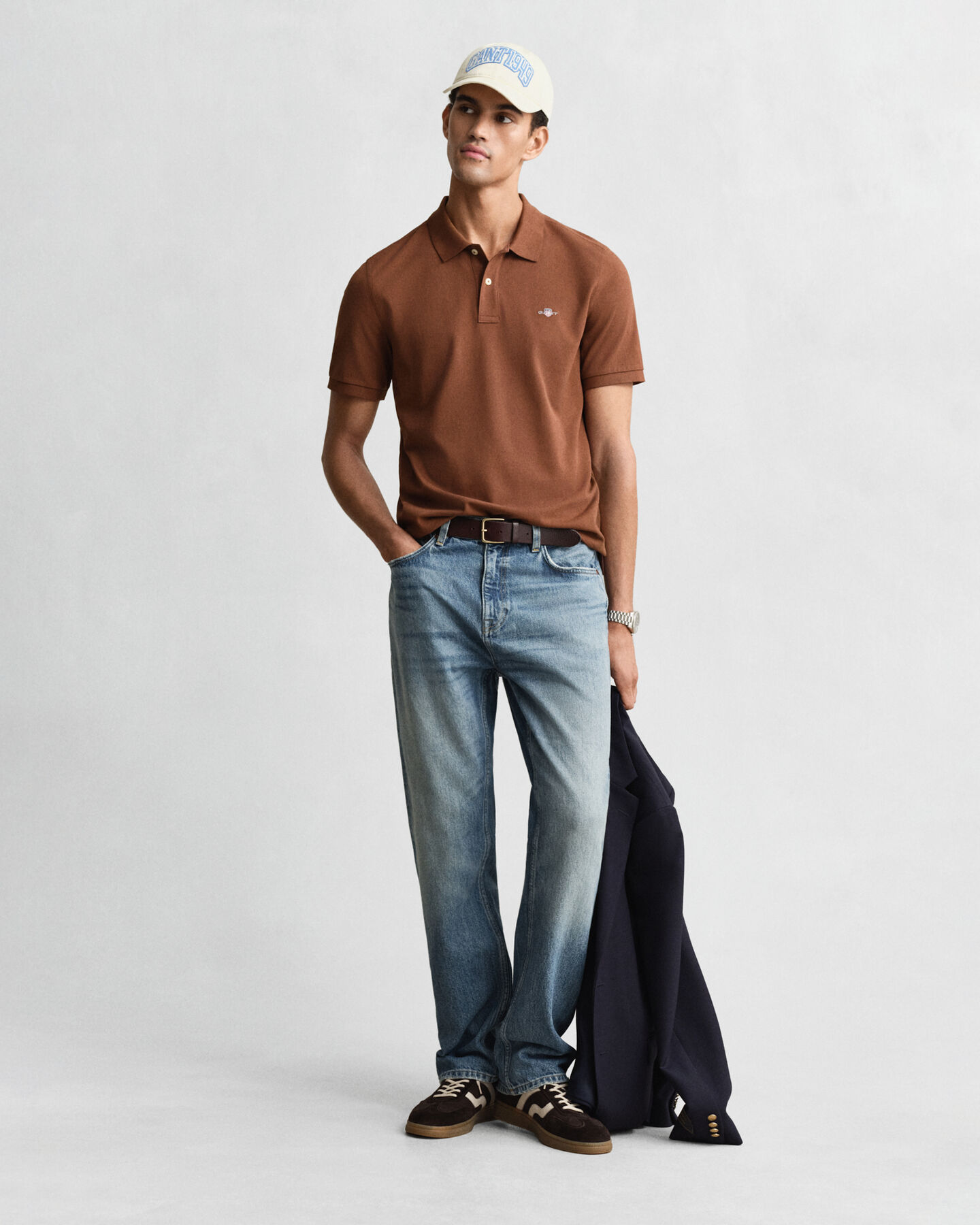 Regular Fit Shield Piqu&eacute; Polo Shirt