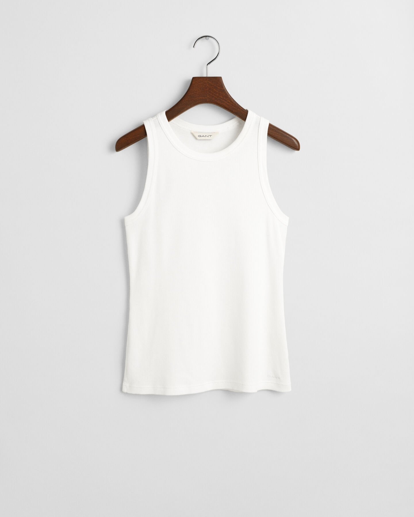 High Neck Ribbed Tank Top