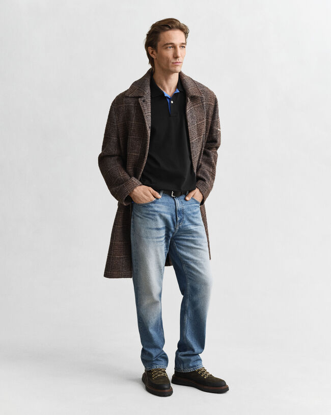 Contrast Piqu&eacute; Polo Shirt