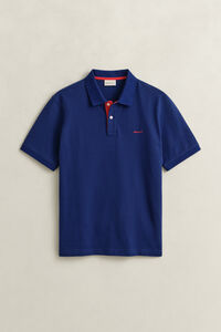 Contrast Piqu&eacute; Polo Shirt