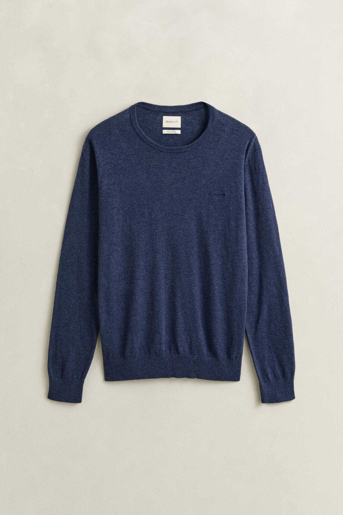 Slub Cotton Blend Sweater