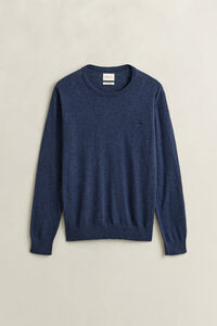 Slub Cotton Blend Sweater