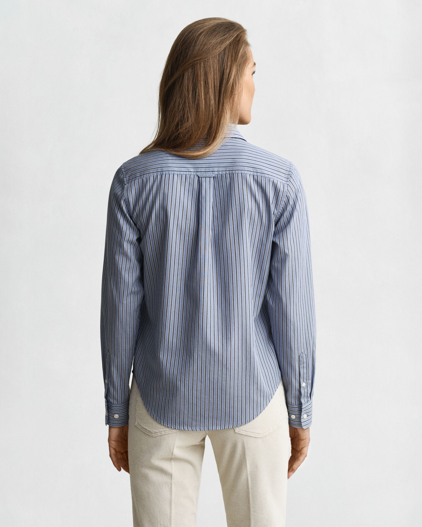 Regular Fit Striped Poplin Shirt