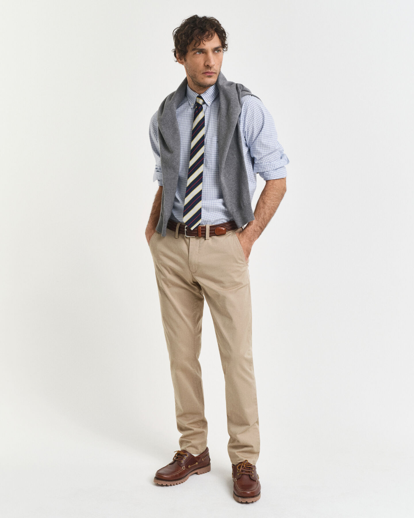 Regular Fit Checked Classic Poplin Shirt