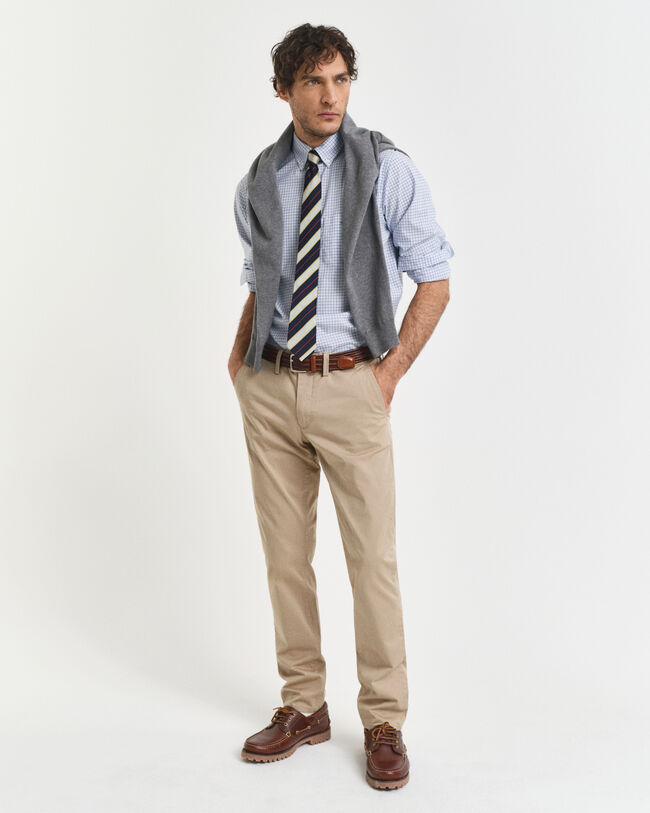 Regular Fit Checked Classic Poplin Shirt