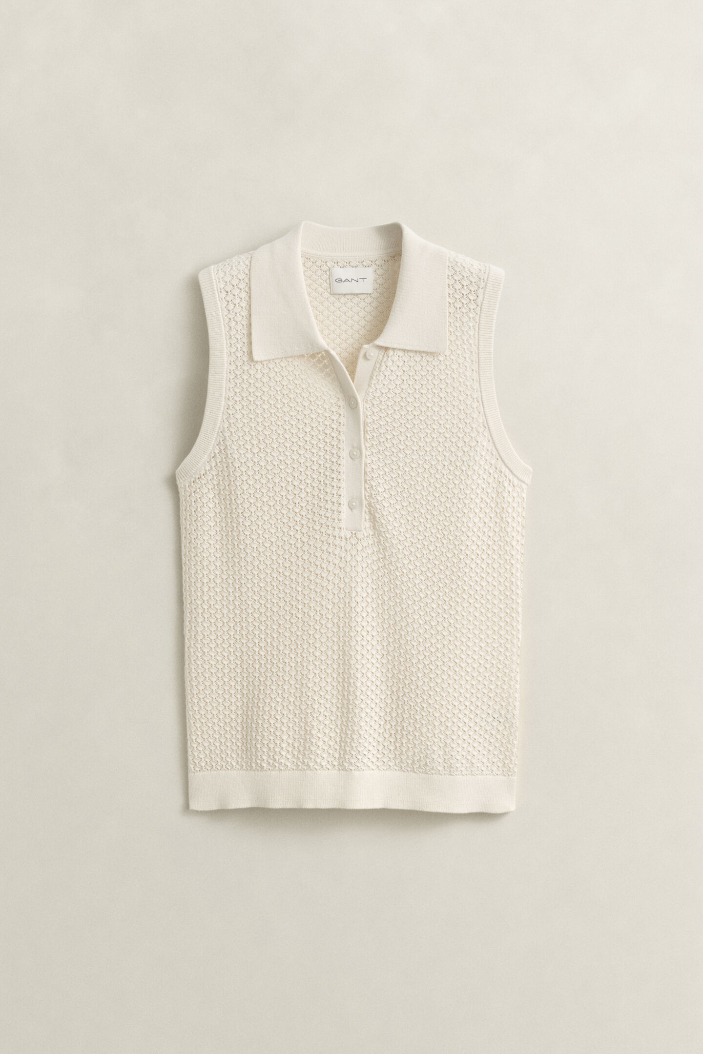 Sleeveless Lace Knit Top