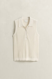 Sleeveless Lace Knit Top