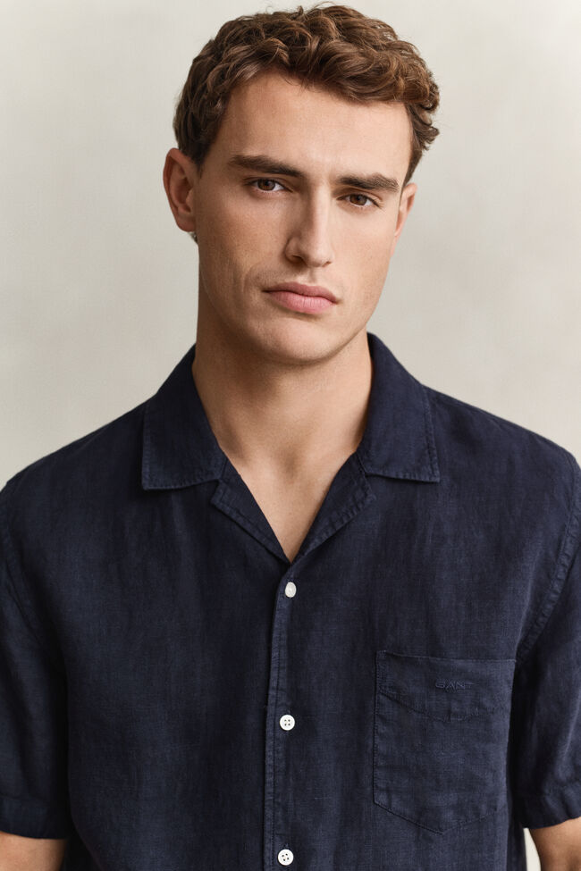 Short Sleeve Linen Shirt