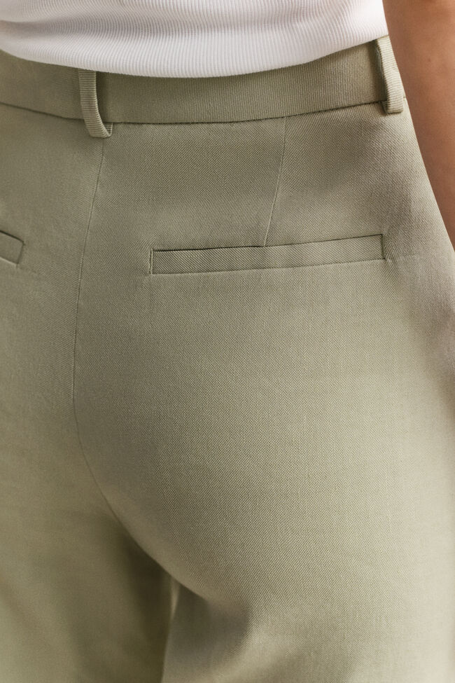 Tailored Linen Stretch Pants