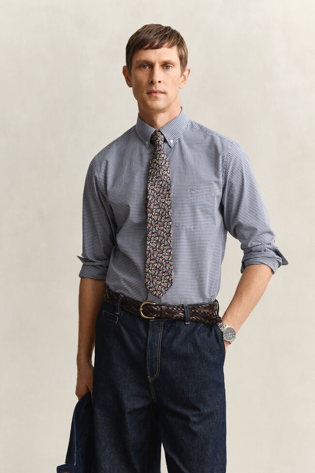 Gingham Classic Poplin Shirt