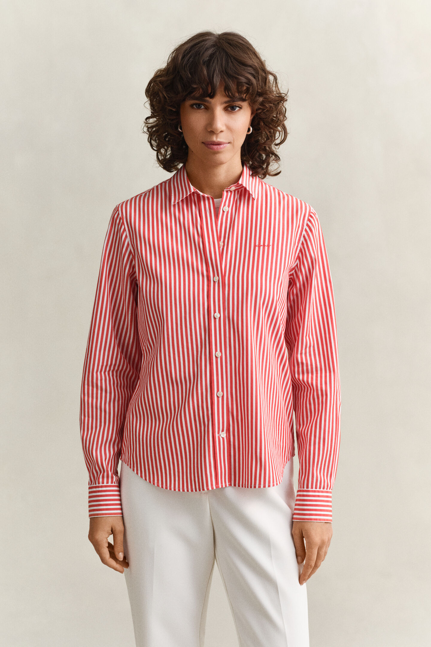 Regular Fit Classic Striped Poplin Shirt