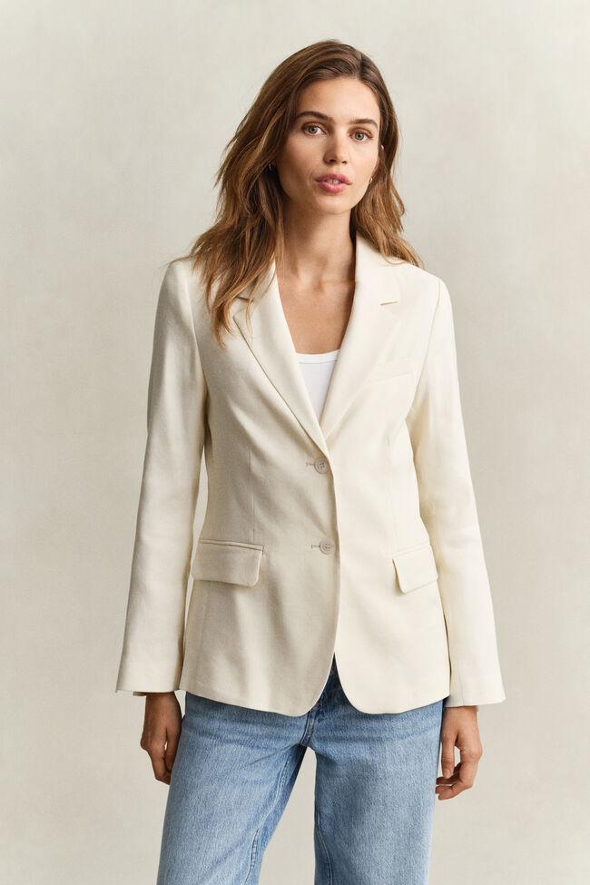 Linen Stretch Blazer