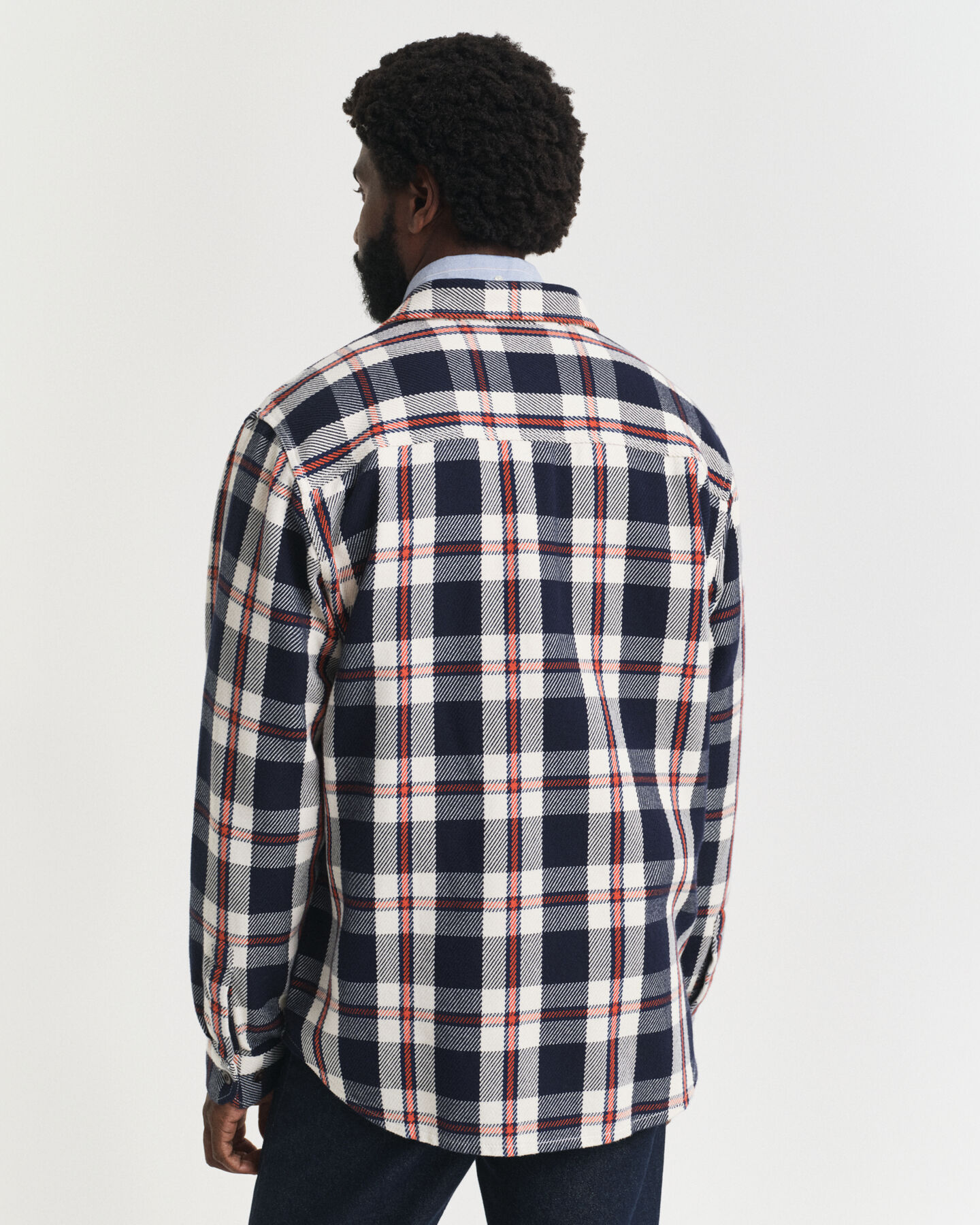 Checked Heavy Twill Overshirt