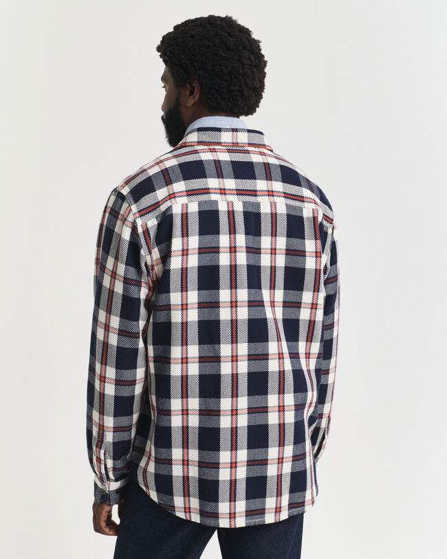 Checked Heavy Twill Overshirt