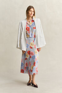 Floral Cotton Silk Shirt