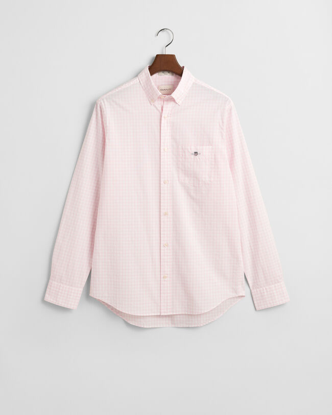 Regular Fit Classic Gingham Poplin Shirt