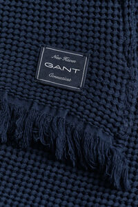 Waffle Textured Cotton Throw